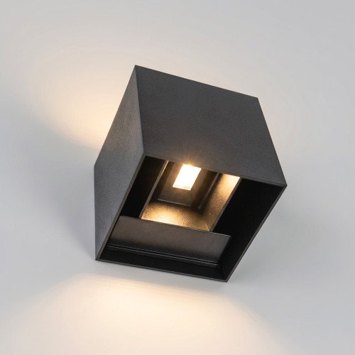 Lampe extérieure Brian applique murale noire LED moderne