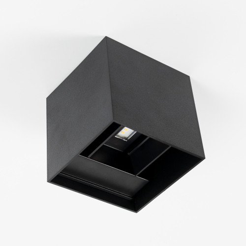 Lampe extérieure Brian applique murale noire LED moderne