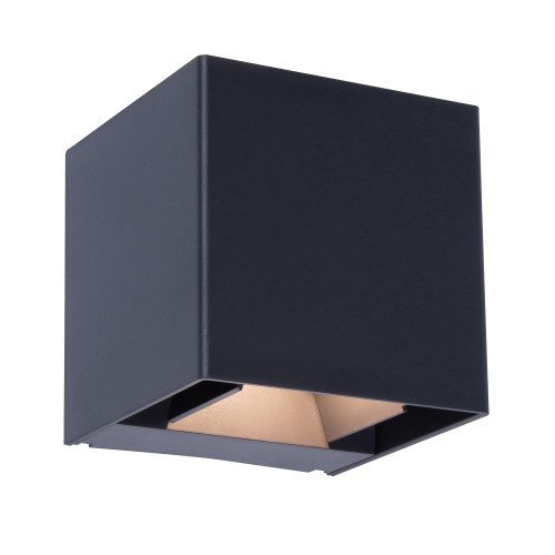 Lampe extérieure Brian applique murale noire LED moderne