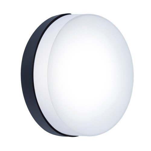 Lampe d'extérieur Cedric applique murale noire en aluminium moderne