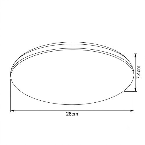 Plafonnier Milan blanc pour intérieur et extérieur
