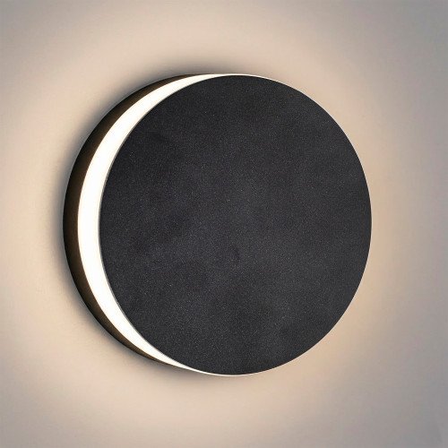 Lampe d'extérieur Finley applique murale noire moderne aluminium