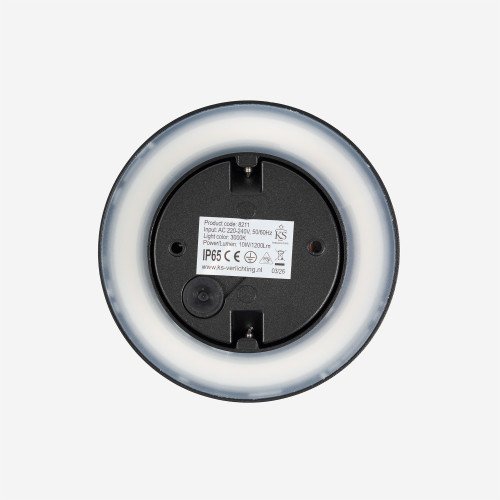 Lampe d'extérieur Eclips applique murale Small noire aluminium moderne