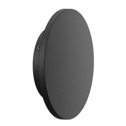 Lampe d'extérieur Eclips applique murale Moyen noire aluminium moderne