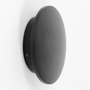 Lampe d'extérieur Eclips applique murale Moyen noire aluminium moderne