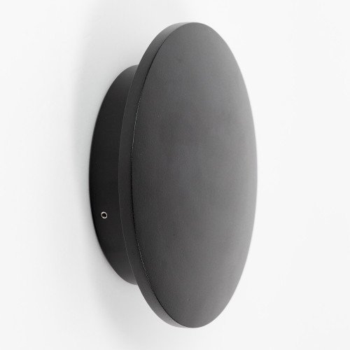Lampe d'extérieur Eclips applique murale Moyen noire aluminium moderne