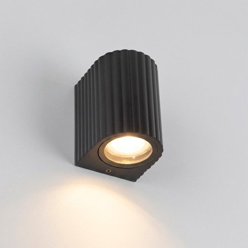 Lampe d'extérieur Oscar applique murale noire GU10 moderne