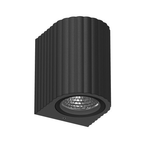 Lampe d'extérieur Oscar applique murale noire GU10 moderne