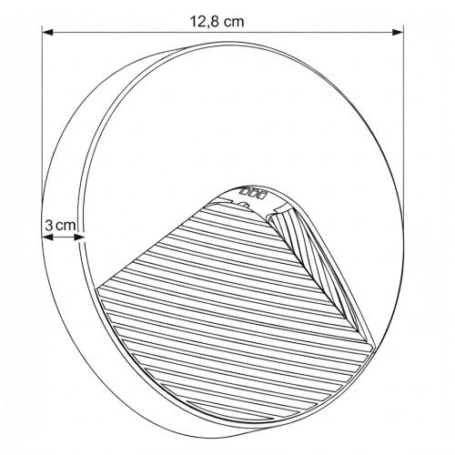 Lampe d'extérieur Emily applique murale noire 12,8 cm moderne