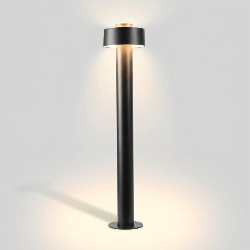 Éclairage extérieur Lewis lampe de jardin noire 60 cm
