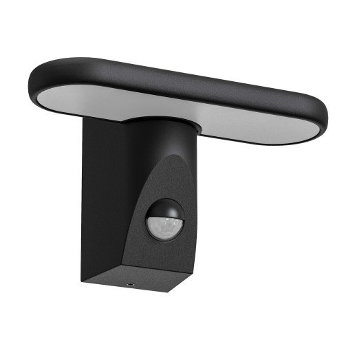 Luminaire d'extérieur avec détecteur de mouvement Zack applique murale noire