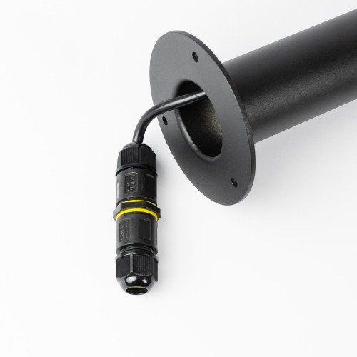 Éclairage extérieur Lewis lampe de jardin noire 60 cm