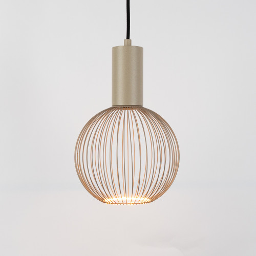 Lampe intérieure Luxum suspension champagne aluminium moderne