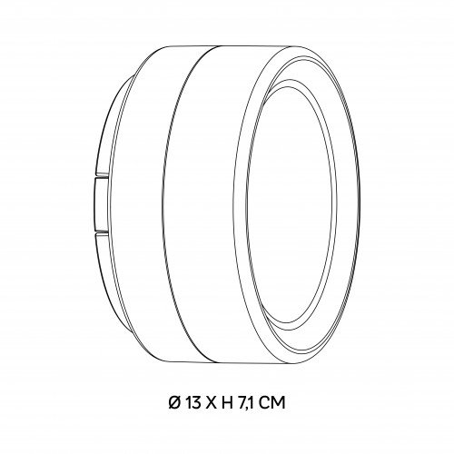 Lampe intérieure Mason applique murale plafonnier noir