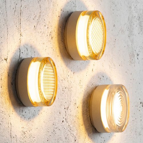 Lampe Liam applique murale plafonnier champagne