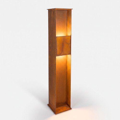 Éclairage extérieur Ferro 100 lampe de jardin en acier Corten