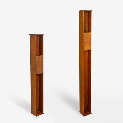 Éclairage extérieur Ferro 85 lampe de jardin en acier Corten