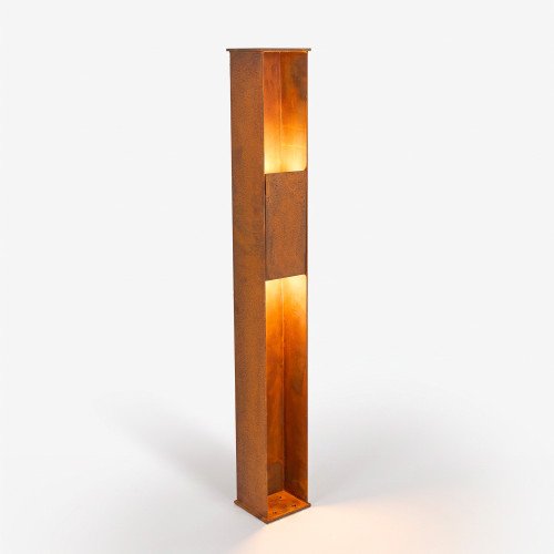 Éclairage extérieur Ferro 85 lampe de jardin en acier Corten