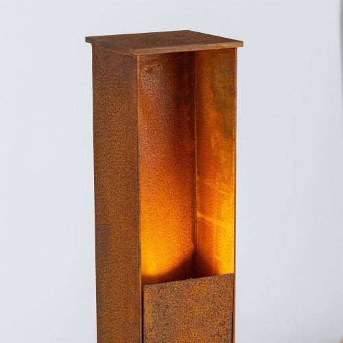 Éclairage extérieur Ferro 85 lampe de jardin en acier Corten