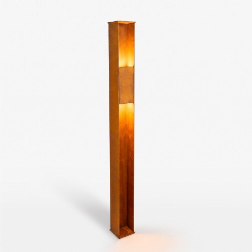 Éclairage extérieur Ferro 115 lampe de jardin en acier Corten