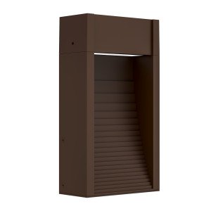 Éclairage extérieur applique murale Ridge brun-noir