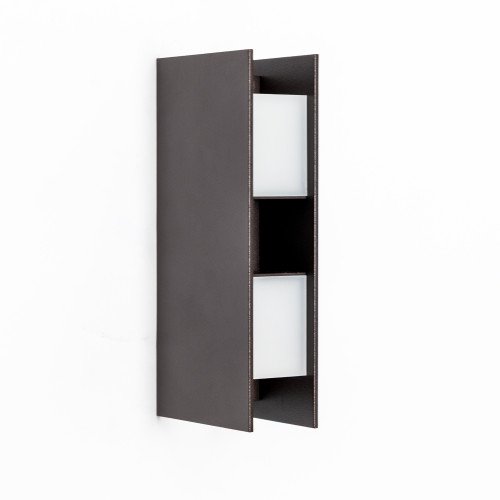 Lampe extérieure Forms applique murale brun-noir moderne