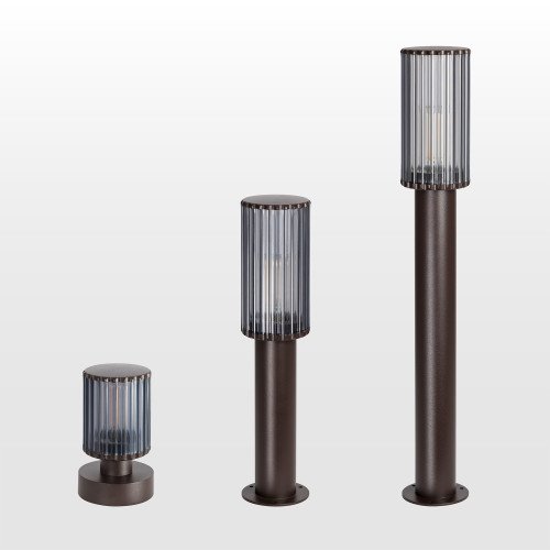 Éclairage extérieur Sablon 2 lampe de jardin brun-noir