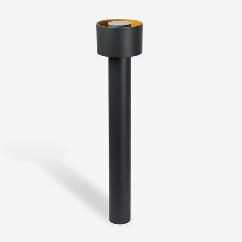 lampe extérieure leeds lampe de jardin noire aluminium moderne