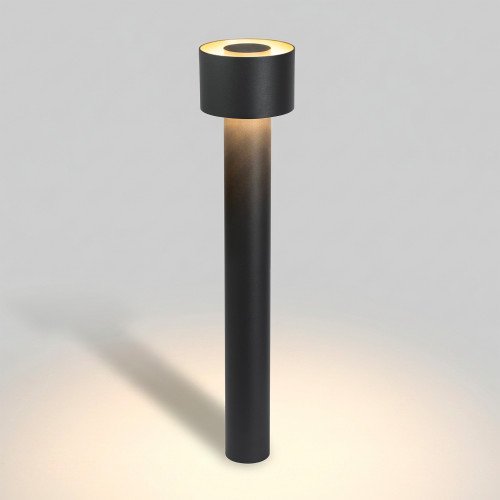 lampe extérieure leeds lampe de jardin noire aluminium moderne