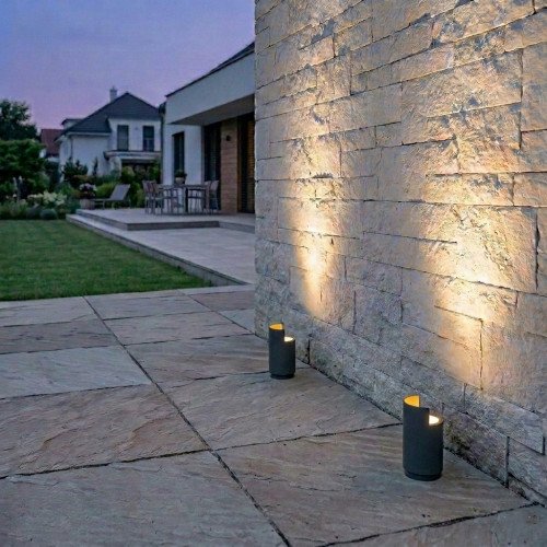 lampe extérieure spot on spot de sol anthracite moderne