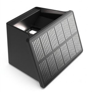 Lampe extérieure Mitch applique murale solaire noire moderne