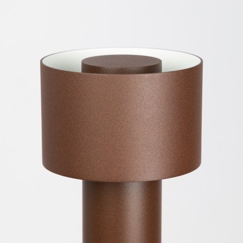 lampe extérieure leeds lampe de jardin corten aluminium moderne