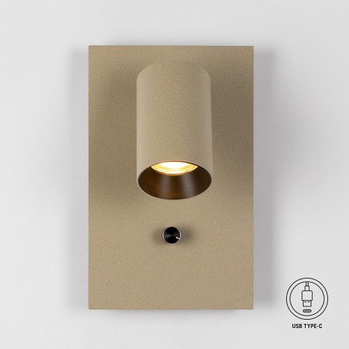 Lampe intérieure Mila lampe de chevet champagne variateur