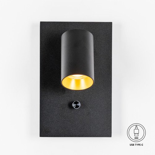 Lampe intérieure Mila lampe de chevet noir variateur