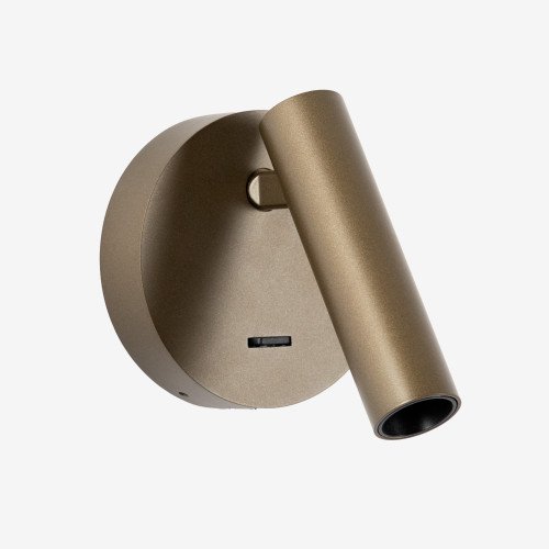 Spot mural bronze aluminium directionnel USB