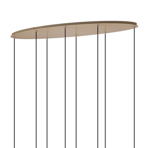Éclairage intérieur 8 suspension Ascha noir beige