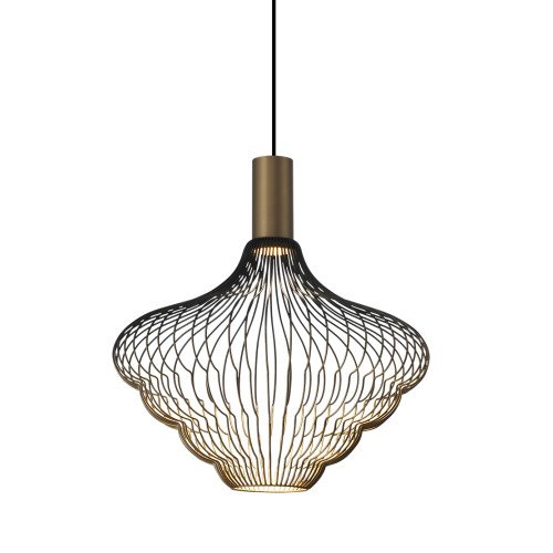 Éclairage intérieur Asli 1 lumière noir or