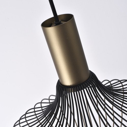 Éclairage intérieur Asli 1 lumière noir or