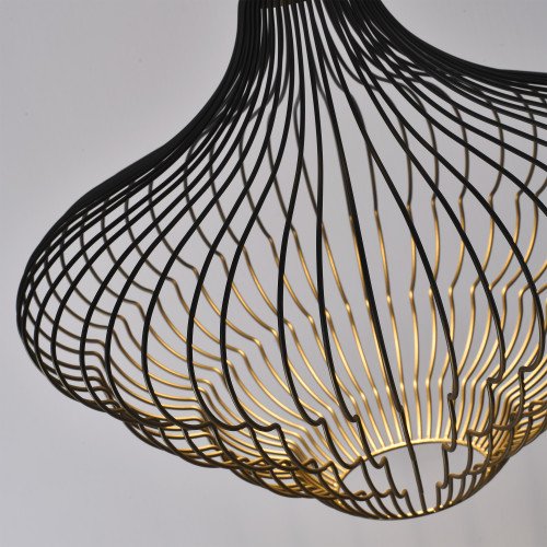 Éclairage intérieur Asli 1 lumière noir or