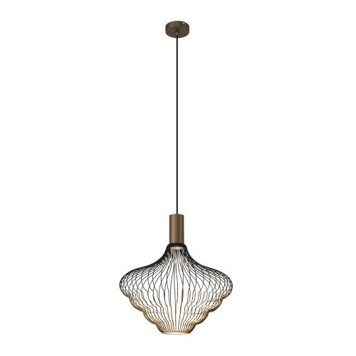 Éclairage intérieur Asli 1 lumière noir or