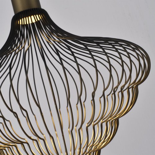 Éclairage intérieur Asli 1 lumière noir or