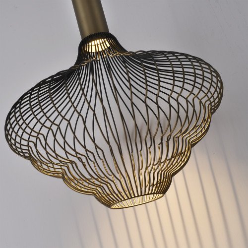 Éclairage intérieur Asli 1 lumière noir or