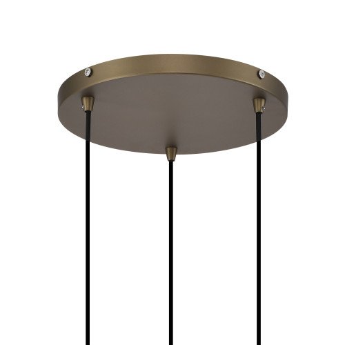 Éclairage intérieur Asli 3 lumières noir or