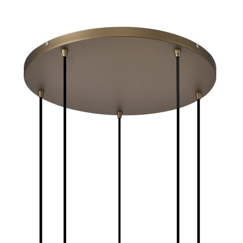 Éclairage intérieur Asli 5 lumières noir or