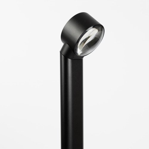 Lampe extérieure Scope lampe de jardin noire aluminium lentille convexe