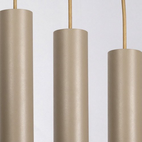 Éclairage intérieur Jerez suspension 3 lumières sable moderne