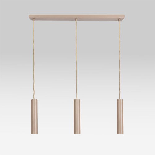 Éclairage intérieur Jerez suspension 3 lumières sable moderne
