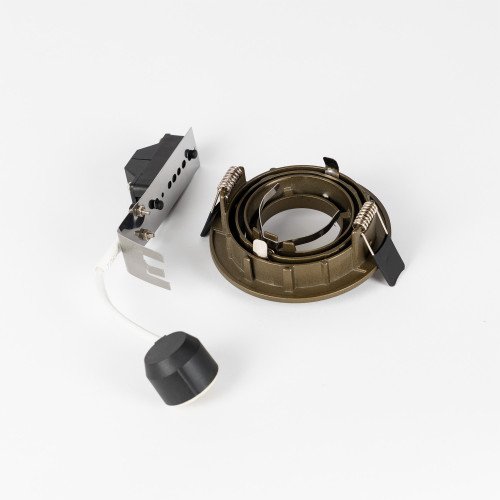 Lot de 10 Spots encastrable orientable Lune Rond Bronze