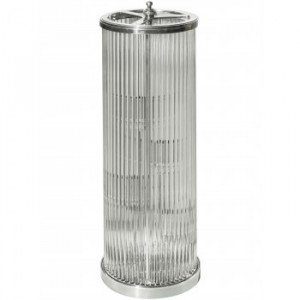 lampe en laiton couleur nickel antique avec une douille GU10