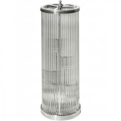 lampe en laiton couleur nickel antique avec une douille GU10